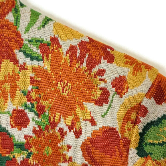 ZARA Floral Short Sleeve Mock Neck Jacquard Straight Sheath Midi Dress Size S - Picture 4 of 16